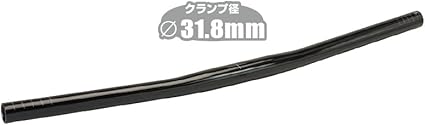 ギザプロダクツ(GIZA PRODUCTS) HBFB12 600mm 31.8 BLK ハンドルバー HBR20801