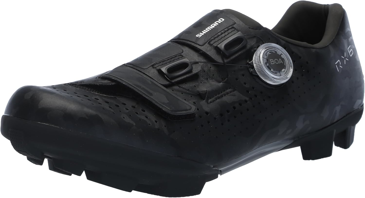 RX6 ブラック 43.0 (27.2cm) ブランド：シマノ/SHIMANO RX6(SH-RX600) グラベル/アドベンチャー シマノパートNo:ESHRX600MCL01S43000 JANコード:4550170622596 シリーズ： グラベル/アドベンチャー SPD ソール剛性： 8 平均重量： 290.5g（SIZE42） ラスト： SHIMANO DYNALAST注文が出来る商品は在庫がございます。 送料は全て込みの価格となっております。 amazon倉庫を利用して発送を行っております。 注文から発送まで自動で行っております。 注文から発送まで通常1〜2日以内の発送になります。 大型の場合は3日以上かかる場合もございます。 繁忙期は1週間以上かかることもございますことご理解お願いします。 配送の際に航空便の使用が出来ない商品もございます。 そう言った商品は通常よりも配達まで時間がかかります。 北海道、沖縄、離島へ配送する場合は通常よりも4〜10日程度余分に時間がかかります。 天候等により前後する場合もあります。 送料は全て込みの価格となっております。 稀にシステムエラーににより在庫が無いのにある表示をしてしまいます。その際はすみませんがキャンセルにて対応をさせて頂きます。 最近はほとんどシステムエラーもございません。 掲載商品の仕様、ロゴ等のデザインは改良のため、変更される場合がございます。 画像はイメージであり参考用になります。 商品タイトルと違うサイズの画像が使用されている場合がございます。 商品のカラーはディスプレイの種類等により、実物と異なって見える場合がございます。 掲載商品の仕様、ロゴ等のデザインは改良のため、変更される場合がある事をご了承ください。 "actual size may vary or actual color may vary" 当ホームページに掲載されている販売価格及び商品情報につきましては、細心の注意を払って登録しておりますが、万一記載事項にミスがあった場合は正しい情報に訂正をさせて頂きます。 返品をご希望の方はご相談ください。