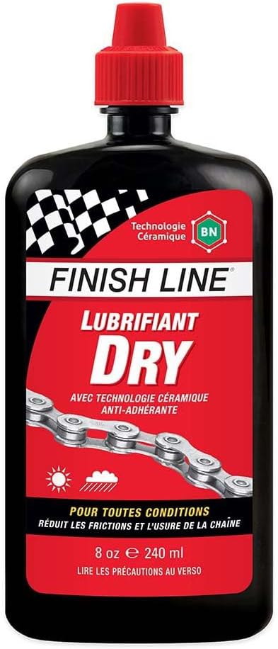 (最短即日発送) 　Finish Line ドライ バイク ルブリカント 240ml ボトル 送料無料