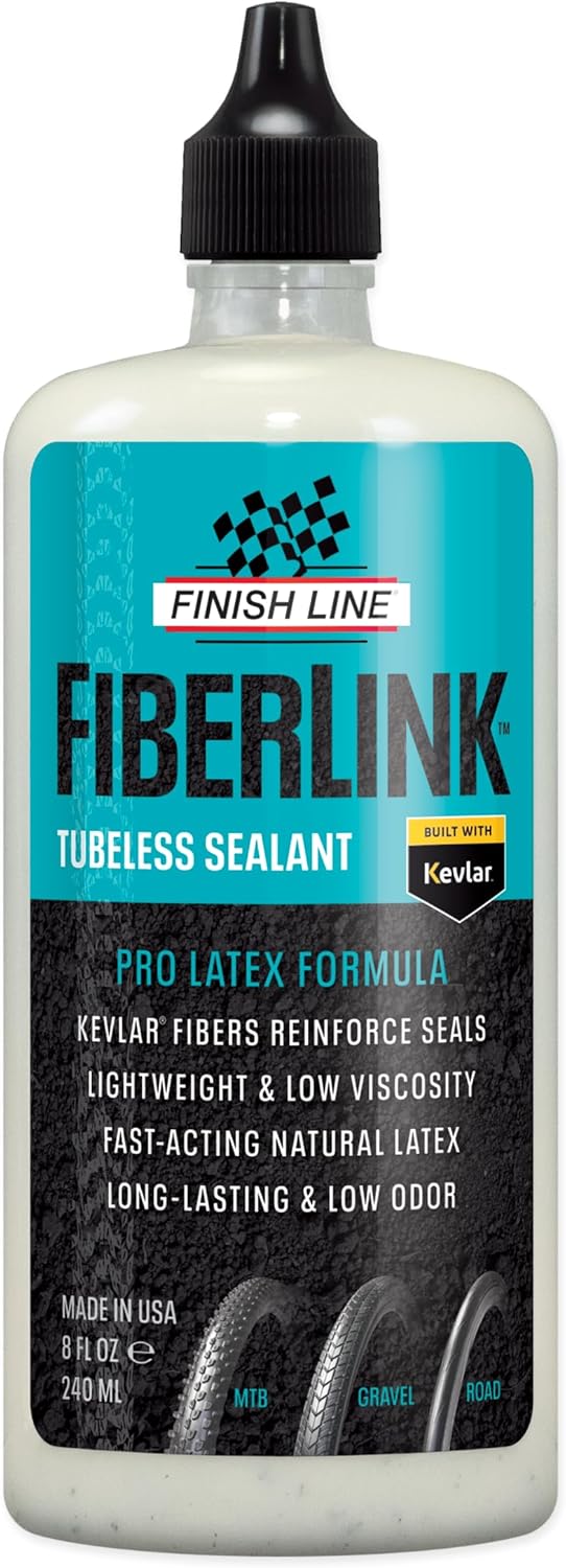 (最短即日発送) 　フィニッシュライン ファイバーリンク チューブレス シーラント 240mlボトル 送料無料