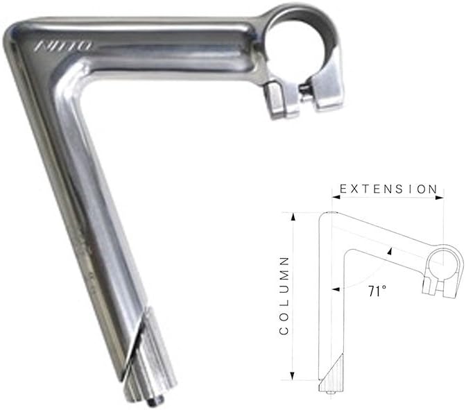 (最短即日発送) NITTO(日東) NP 26.0 クイルステム φ26.0 φ22.2 120mm SILVER 送料...