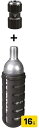(最短即日発送) トピーク(TOPEAK) TPK ナノ エアー ブースター 25g CO2カートリッジ付 PPM12900 CO2ボンベセット 送料無料
