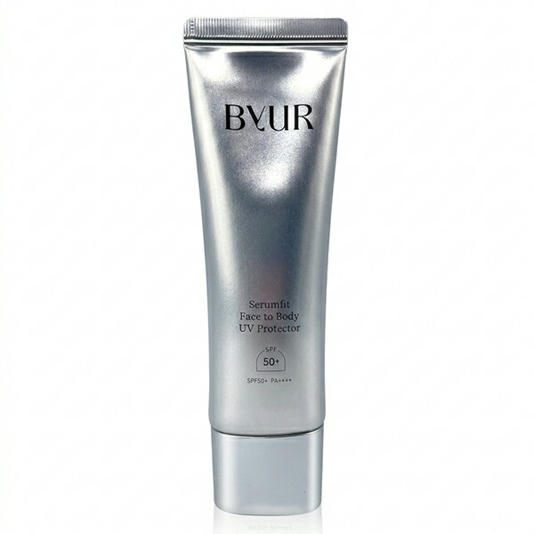 ByUR バイユア セラムフィット フェイストゥボディ UVプロテクター 50ml 01 クリア SPF50+・PA++++ ByUR UVケア・日焼け止め 美容液 [4080] メール便無料[C][BP5] 日焼け止め 化粧下地 顔・からだ用 石けんでオフ
