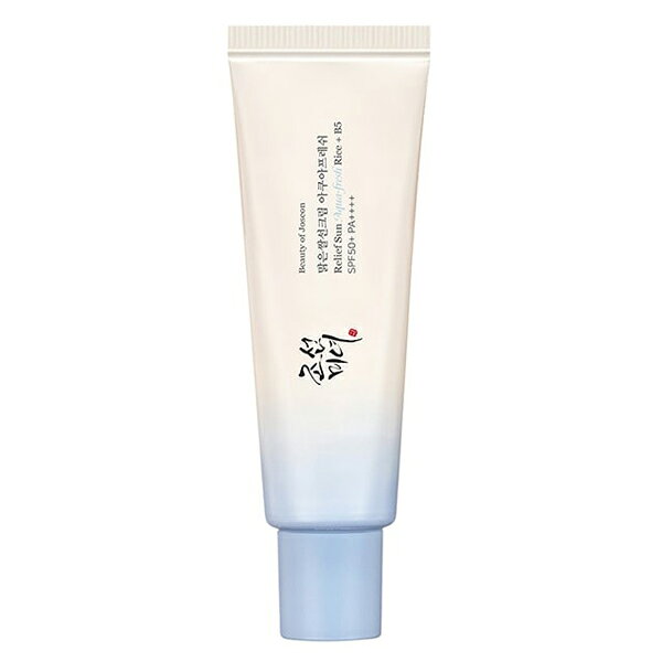 ブランド名ビューティーオブジョセン (Beauty of Joseon)商品名ライスサンクリームアクアフレッシュSPF50+PA++++(Beauty of Joseon Relief Sun Aqua-Fresh: Rice + B5)カテゴリー スキンケア UVケア・日焼け止め商品説明「ライスサンクリーム アクアフレッシュ」は、米エキス30%とパンテノールを配合し、紫外線防御と同時に肌へ潤いを与える日焼け止めクリームです。ウォーターベースの軽やかな使い心地で、みずみずしく肌になじみます。ベタつきが少なく、汗をかきやすい季節や脂性肌の方にもおすすめの処方です。使い方適量を手に取り、顔全体や紫外線が気になる部分に均一に塗布してください。メイク前の下地としてもお使いいただけます。配送・支払方法について追跡番号付メール便（全国どこでも送料無料/代引不可、同梱不可）※複数ご注文については宅配に変更になることがあり、金額変更が必要な場合は後ほどショップより確認メールが送信されます。※代引き不可。広告文責：株式会社ノースカンパニー 011-776-6984区分：化粧品・フレグランス/国内正規品原産国：韓国など検索ワード：米サンクリーム アクアフレッシュ SPF50+/PA++++ 朝鮮美女 BEAUTY OF JOSEON サンクリーム 紫外線 日焼け止めクリーム 日焼け止め UVカット ライスサンクリーム アクア フレッシュ ライス