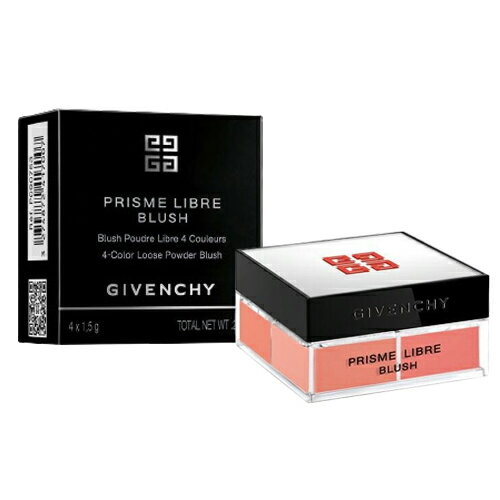 訳あり品 GIVENCHY ジバンシィ プリズム・リーブル・ブラッシュ #3 コーラル・ヴェイル 1.5g×4 [7007]外箱・蓋キズあり[240405-d106]チーク チークカラー送料無料