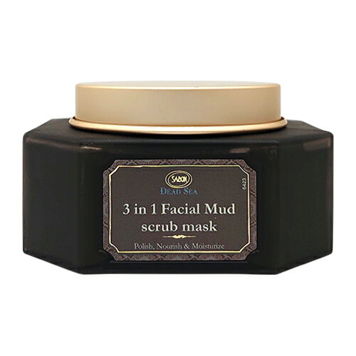 サボン デッドシー 3in1フェイシャルマッド スクラブマスク 150ml(150g) 顔用スクラブ SABON パック・マスク [1396]送料無料のサムネイル