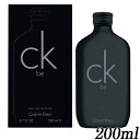 カルバンクライン CK be シーケービー オードトワレ EDT SP 200ml CALVIN KLEIN 香水・フレグランス [4437/4432/7407…