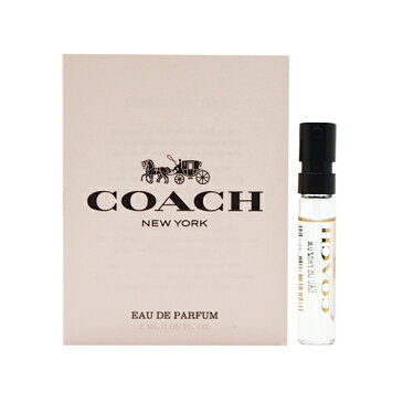 コーチ コーチ オードパルファム EDP ボトル 2ml ミニ香水 サンプル COACH 香水 香水・フレグランス [8351]メール便無料[A][TN50] ニューヨーク