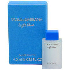 ドルチェ＆ガッバーナ D&G ライトブルー オードトワレ EDT 4.5ml ミニ香水 DOLCE  ...