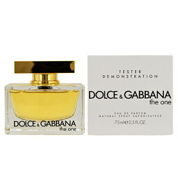 ドルチェ＆ガッバーナ D&G ザ ワン オードパルファム EDP SP 75ml テスター仕様 DOLCE GABBANA 香水 香水・フレグランス [0778]送料無料 (ジ ワン)