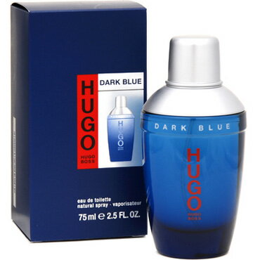 送料無料 ヒューゴボス ダークブルー オードトワレ EDT SP 75ml HUGO BOSS 香水 ...