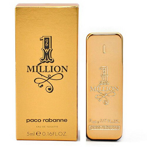 パコラバンヌ パコラバンヌ ワンミリオン オードトワレ EDT ボトル 5ml ミニ香水 PACO RABANNE 香水 香水・フレグランス [9416]メール便無料[A][TG100] ミニチュア