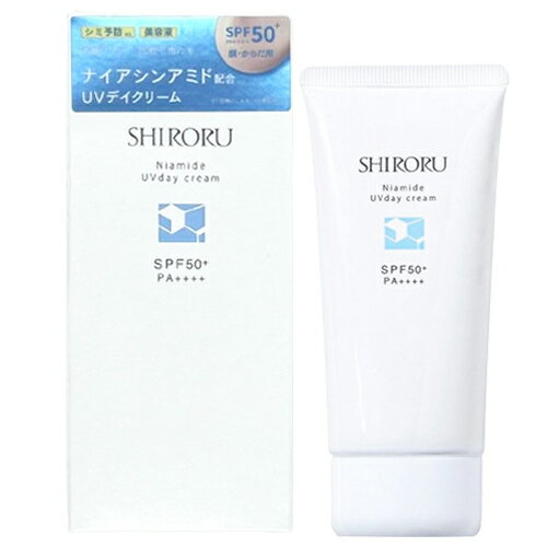 SHIRORU シロル ナイアミドUVデイクリーム 50g SPF50+ PA++++ SHIRORU UVケア・日焼け止め [0371] メール便無料[B][BP3] ナイアシンアミド UVケア 日焼け止め UV対策 保湿