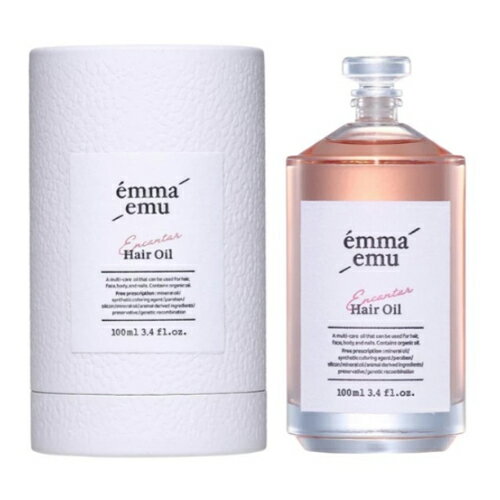 エマ エミュー エンカンタール ヘアオイル 100ml ピオニー＆ムスクの香り emma emu オイル・美容液・洗い流さないトリートメント [0088] 送料無料 マルチオイル 天然由来成分99% エマ エミュー emma emu