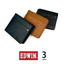 全3色 EDWIN エドウイン リベットデザイン スリム 二つ折り 財布 ウォレット おしゃれ フォーマル ビジネス カジュアル ビジカジ 誕生日 記念 プレゼ...