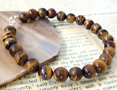 【パワーストーン シルバーアクセサリー】8mmタイガーアイ パワーストーンブレスレット ファッション アクセサリー 人気 ブランド おしゃれ 誕生日 記念 プレ...