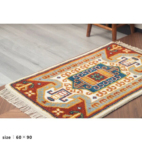 Rakuten - ienowa お部屋が明るくなる天然素材のトライバル風ラグ FLAG インテリア雑貨 人気 ブランド おしゃれ 誕生日 記念 プレゼント ギフト 送料無料