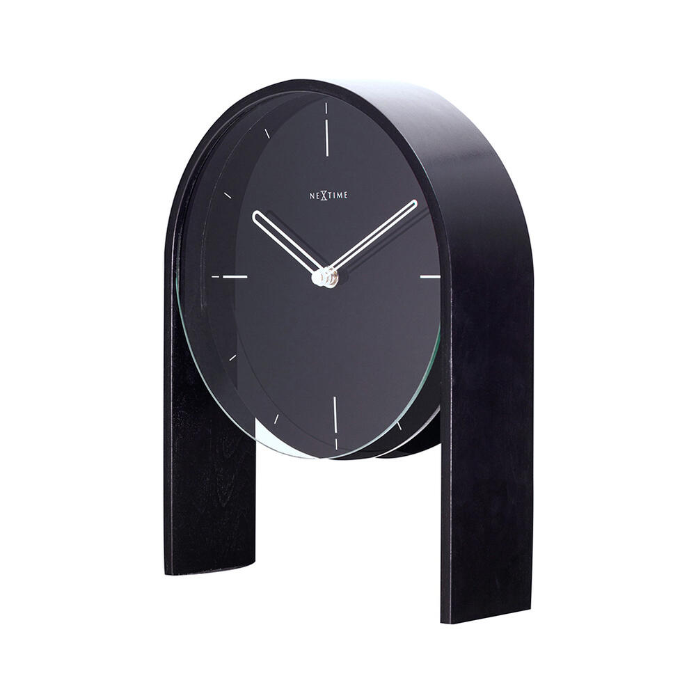 NexTime ネクスタイム 壁掛け時計 Noa Table Black ノアテーブル ブラック おしゃ...