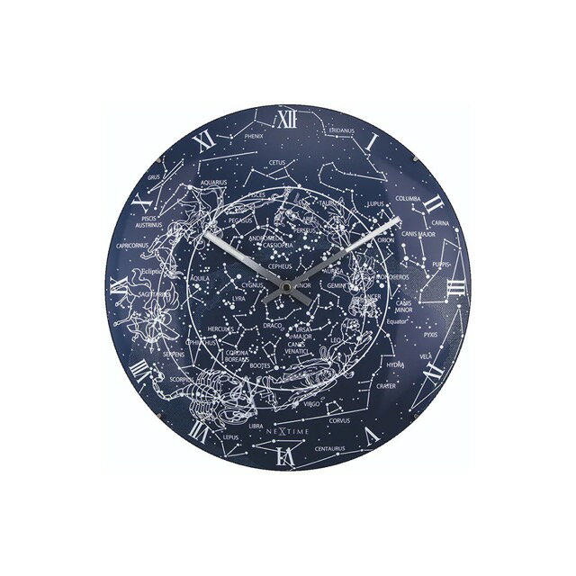 オランダ発 NexTime ネクスタイム 壁掛け時計 ミルキーウェイ ドーム おしゃれ 誕生日 記念 プレゼント..