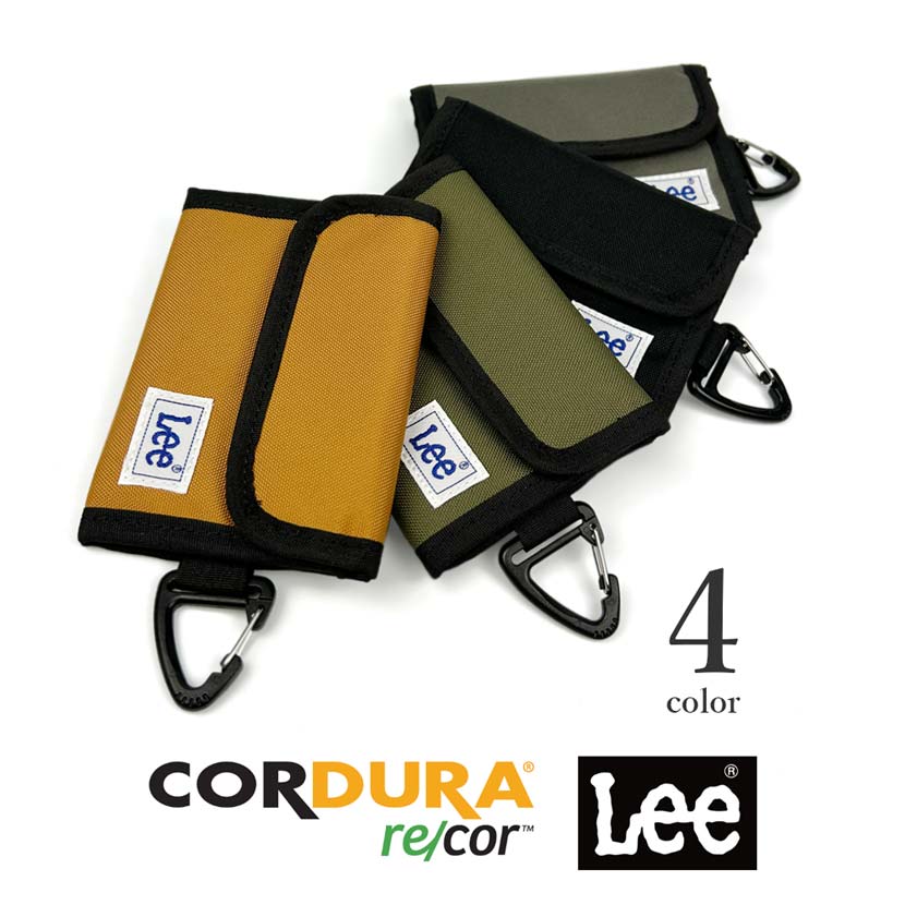 全4色 Lee リー CORDUR コーデュラ ナイロン三つ折り財布 スマートウォレット おしゃれ 誕生日 記念 プレゼント ギフト 送料無料