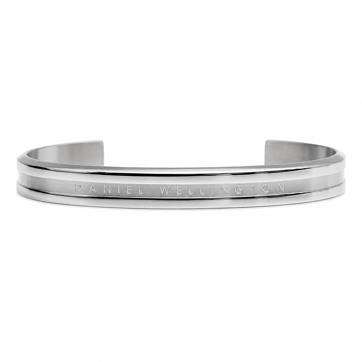 Leather - 【ギフト対応可】ダニエルウェリントン DANIEL WELLINGTON バングル エランブレスレット Elan Bracelet Silver シルバー 高級感 金属アレルギー対応 上品 ファッション アクセサリー ジュエリー 人気 ブランド おしゃれ 誕生日 記念 プレゼント ギフト 送料無料