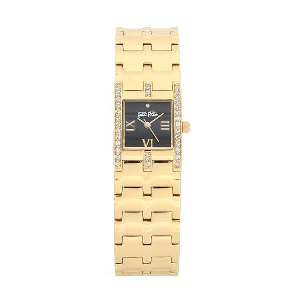 フォリフォリ 腕時計（レディース） フォリフォリ FOLLI FOLLIE 腕時計 WF8C043BSK-XX レディース クォーツ ブラック ゴールド おしゃれ フォーマル ビジネス カジュアル ビジカジ 誕生日 記念 プレゼント ギフト 送料無料