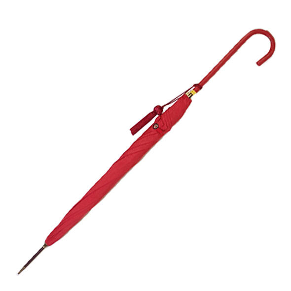 英国 フォックスアンブレラズ FOX UMBRELLAS 傘 レディース 細巻きレザー WL1 RED レッド おしゃれ 誕生日 記念 プレゼント ギフト 送料無料