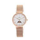 スウェーデン発ウォッチブランド ダニエルウェリントン DANIEL WELLINGTON Petite Lune Moonphase 32mm Melrose RoseGold White 腕時計 レディース ホワイト クオーツ ムーンフェイズ アナログ おしゃれ 誕生日 記念 プレゼント ギフト 送料無料(2)