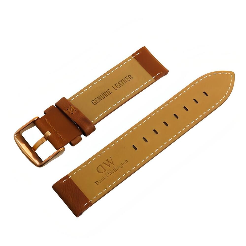 ダニエルウェリントン DANIEL WELLINGTON 替えベルト Durham Strap Rose Gold レザー ライトブラウン おしゃれ 人気 ブランド 誕生日 記念 プレゼント ギフト 送料無料