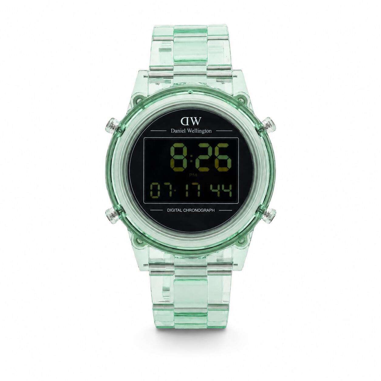 乐天商城 - 【ギフト対応可】ダニエルウェリントン DANIEL WELLINGTON 腕時計 Retro Digital Light Green Light Green 42mm レトロデジタル メンズ レディース ライトグリーン ブラック スポーツ ファッション ウォッチ 人気 ブランド おしゃれ 誕生日 記念 プレゼント ギフト 送料無料