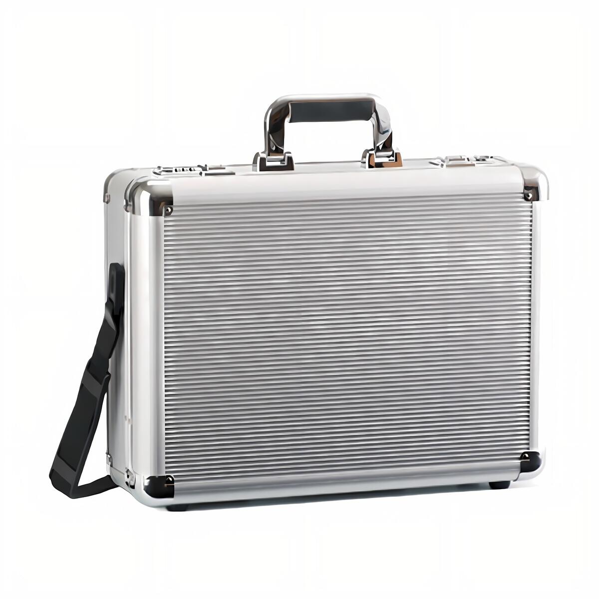 Satchel-Style Briefcases - G GUSTO アルミアタッシュケース Aluminum Attache Case Silver メンズ アルミケース バッグ シルバー おしゃれ ビジネス ビジカジ 誕生日 記念 プレゼント ギフト 送料無料