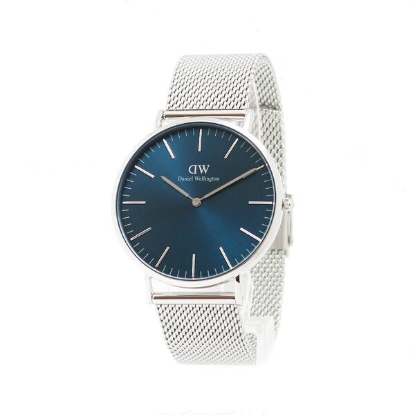 ダニエルウェリントン メンズ腕時計 ダニエルウェリントン DANIEL WELLINGTON CLASSIC MESH ARCTIC DW00100628 腕時計 ベビーブルー クオーツ おしゃれ フォーマル ビジネス カジュアル ビジカジ 誕生日 記念 プレゼント ギフト 送料無料