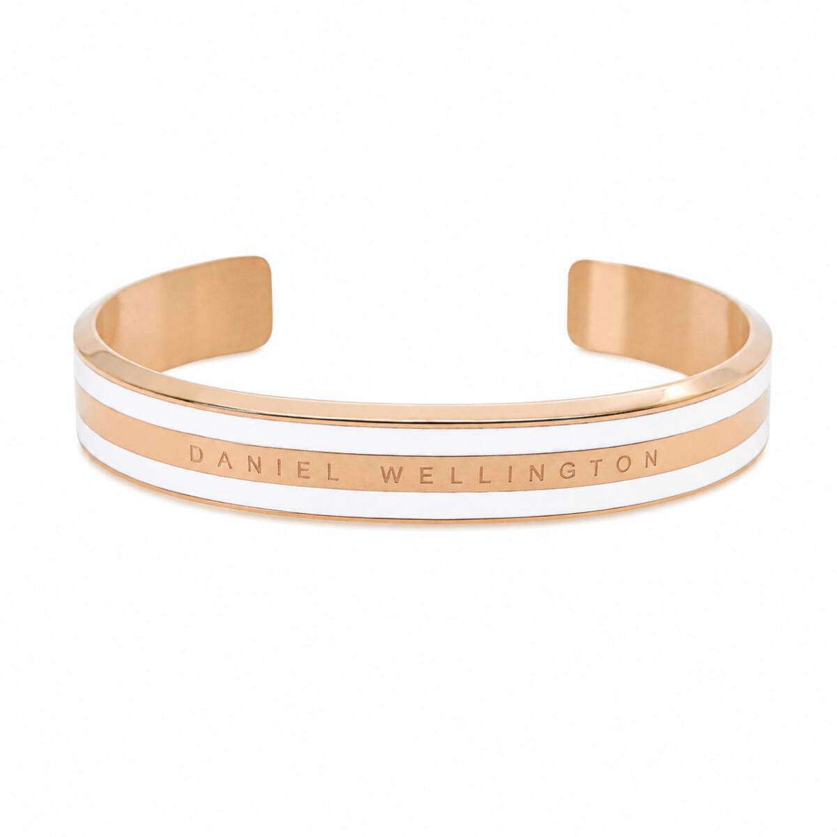 Rakuten - 【ギフト対応可】ダニエルウェリントン DANIEL WELLINGTON バングル Emalie Bracelet Rose Gold ローズゴールド 高級感 金属アレルギー対応 上品 アクセサリー ジュエリー 人気 ブランド おしゃれ 誕生日 記念 プレゼント ギフト 送料無料