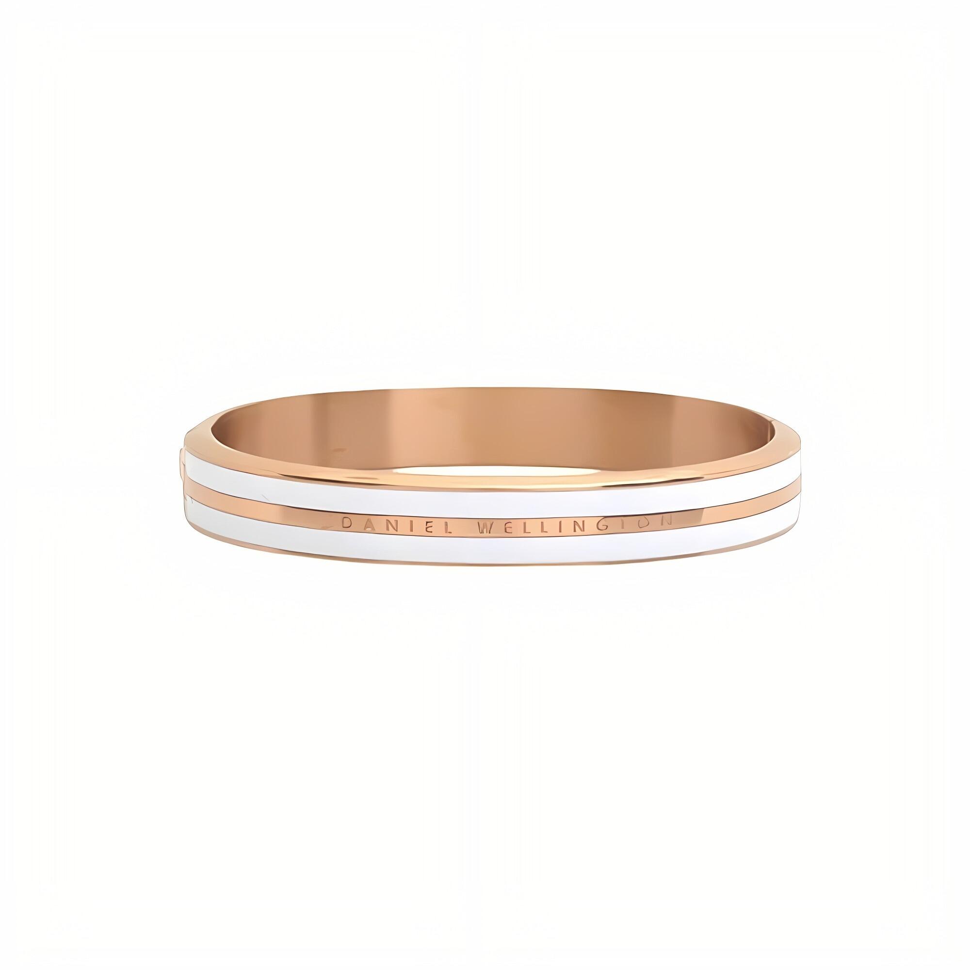【ギフト対応可】ダニエルウェリントン DANIEL WELLINGTON バングル Emalie Infinite Rose Gold Satin White ホワイト ローズゴールド ステンレススチール レディース 高級感 上品 アクセサリー 人気 ブランド おしゃれ 誕生日 記念 プレゼント ギフト 送料無料