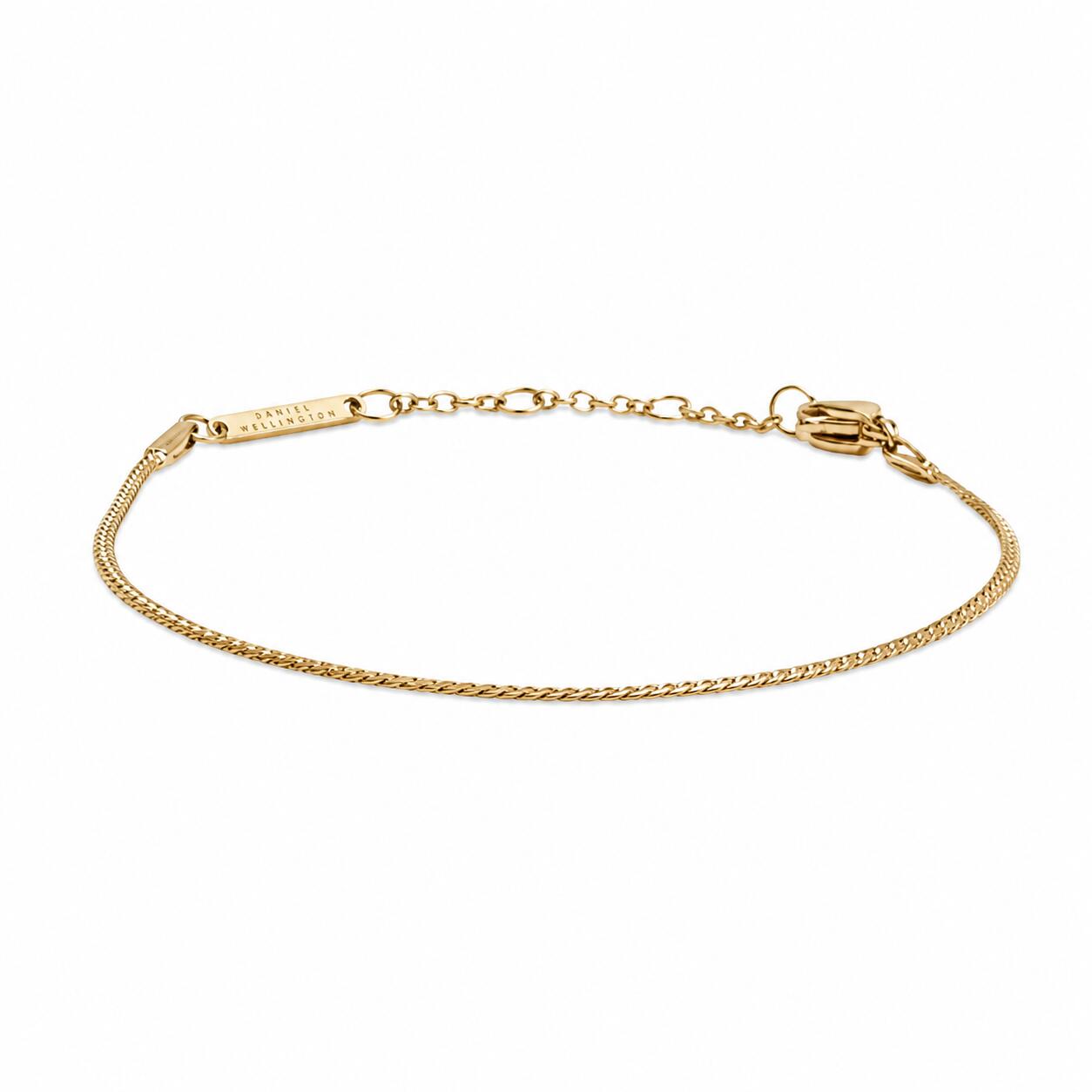 樂天商城 - 【ギフト対応可】ダニエルウェリントン DANIEL WELLINGTON ブレスレット Elan Flat Chain Bracelet G ゴールド レディース 高級感 上品 アクセサリー ジュエリー 人気 ブランド おしゃれ 誕生日 記念 プレゼント ギフト 送料無料