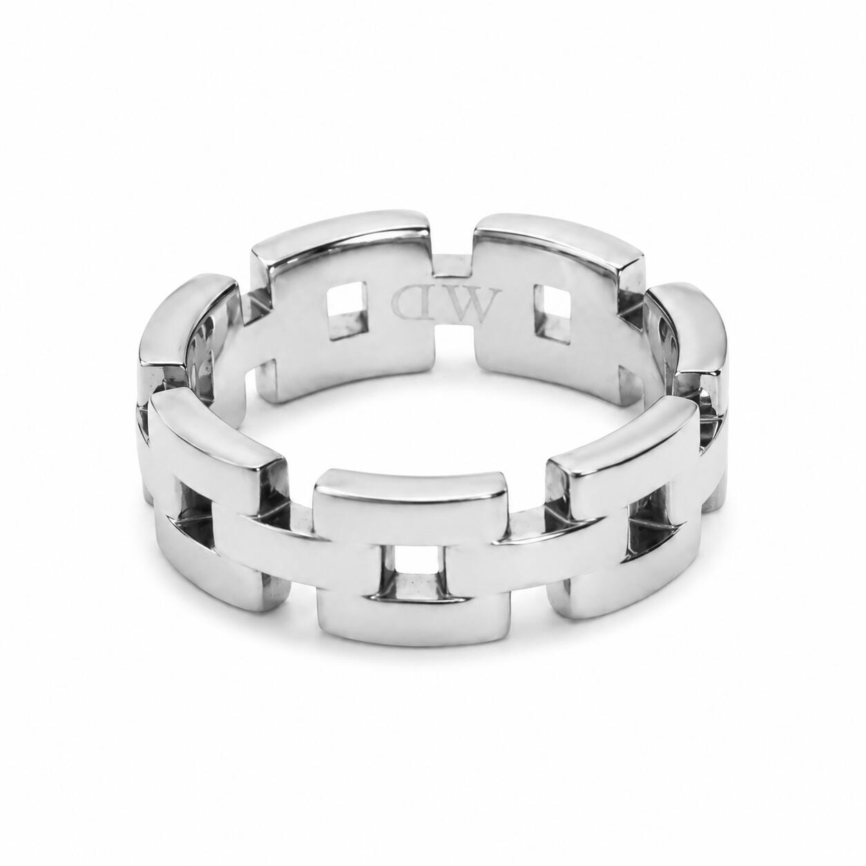 乐天商城 - 【ギフト対応可】ダニエルウェリントン DANIEL WELLINGTON リング 3-LINK RING シルバー ジュエリー レディース 高級感 上品 アクセサリー 人気 ブランド おしゃれ 誕生日 記念 プレゼント ギフト 送料無料