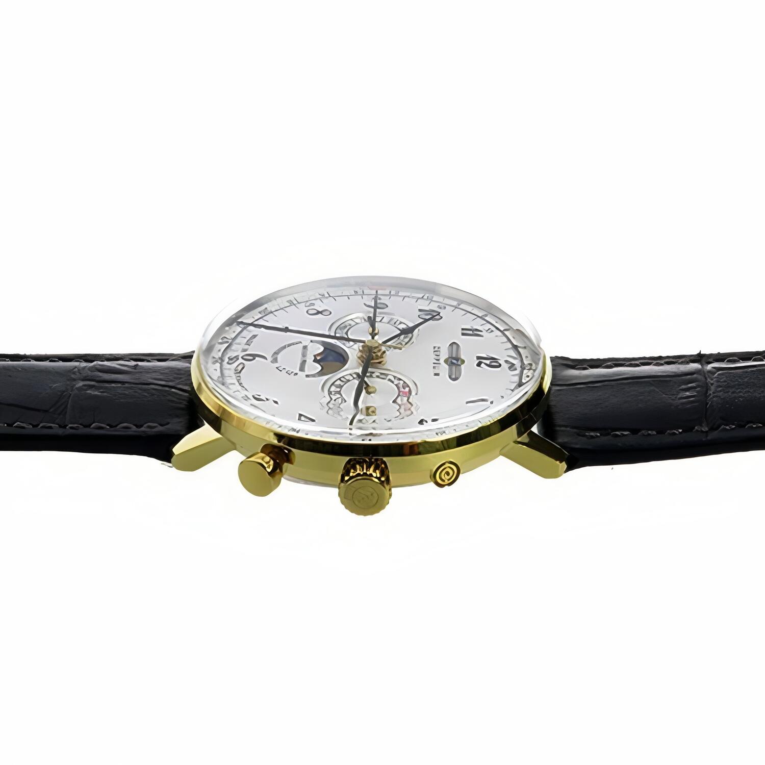 【ギフト対応可】ツェッペリン ZEPPELIN 腕時計 Hindenburg Moonphase ヒンデンブルグ ムーンフェイズ シルバー メンズ クオーツ アナログ おしゃれ 人気 ブランド 誕生日 記念 プレゼント ギフト 送料無料 3