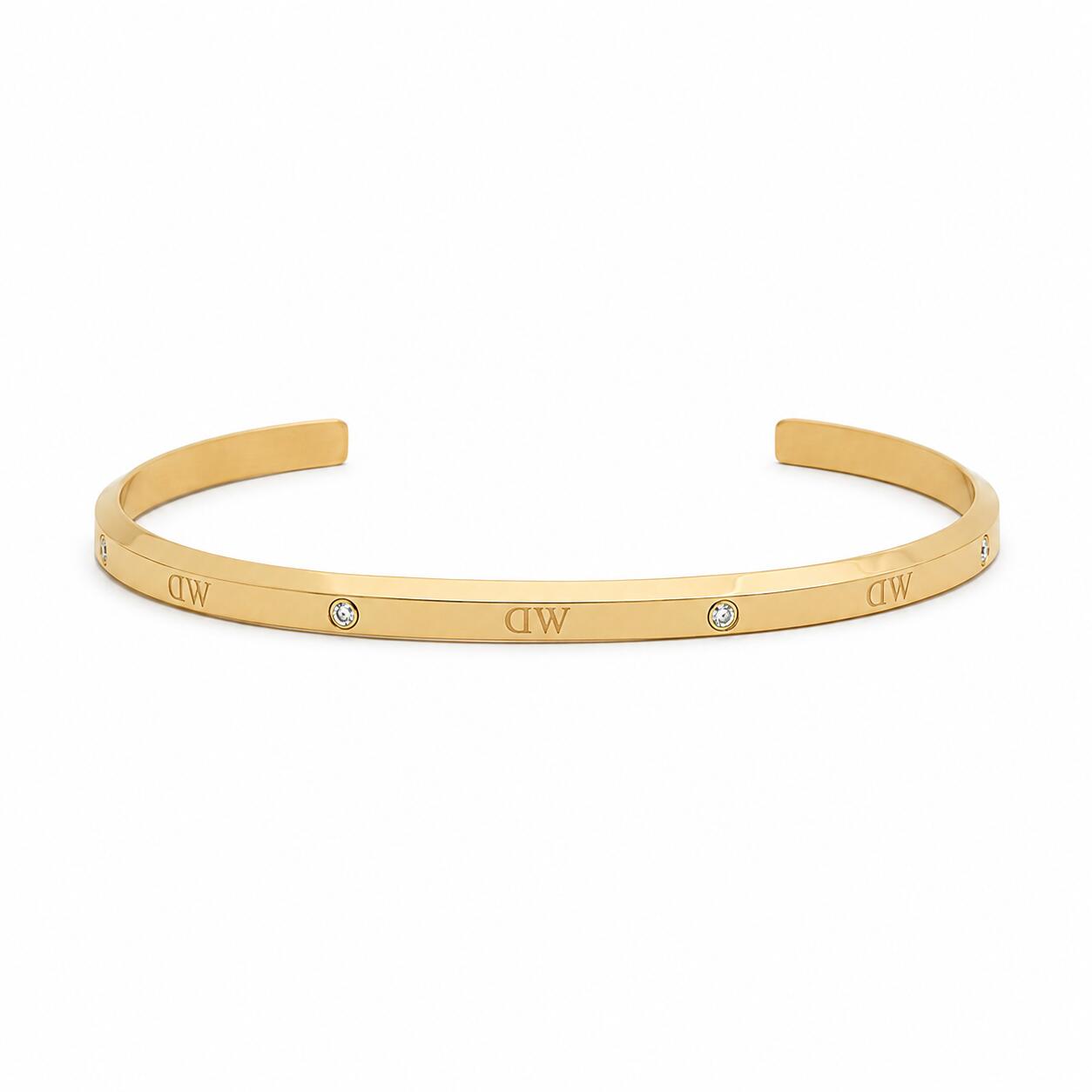 Rakuten - 【ギフト対応可】ダニエルウェリントン DANIEL WELLINGTON バングル CLASSIC LUMINE BRACELET G レディース ゴールド ブレスレット ファッション アクセサリー ジュエリー 人気 ブランド おしゃれ 誕生日 記念 プレゼント ギフト 送料無料
