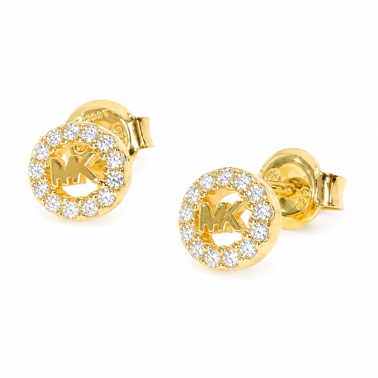 乐天商城 - 【ギフト対応可】マイケルコース MICHAEL KORS ピアス Pave Logo Stud Earrings MKロゴ パヴェ ゴールド レディース アクセサリー ジュエリー 人気 ブランド おしゃれ 誕生日 記念 プレゼント ギフト 送料無料