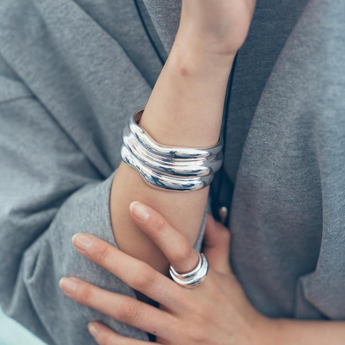 Nothing And Others �ʥå��󥰥���ɥ������� New Wave Bangle �˥塼�������֥Х󥰥� �ե��å���� ���������꡼ ���奨�꡼ ...