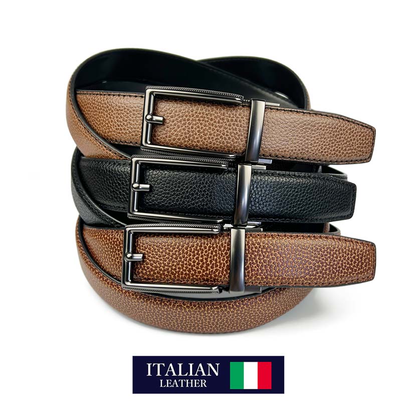 全3色 イタリアンレザー シボあり 穴なしスマートロック ベルト 本革 シュリンクレザー 大き目 おしゃれ フォーマル ビジネス ビジカジ オフィス パーティー 誕生日 記念 プレゼント ギフト 送料無料