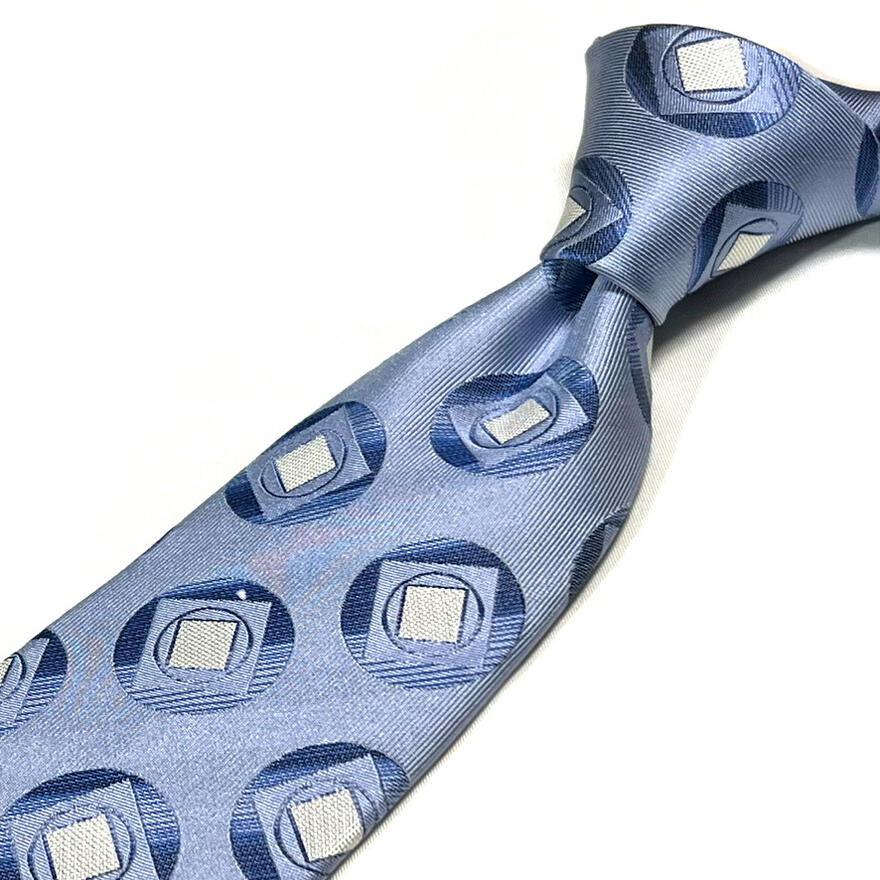 renoma PARIS レノマ ネクタイ 日本製 スクエア 小紋柄 ブルー おしゃれ 人気 ブランド ビジネス ビジカジ オフィス パーティー 誕生日 記念 プレゼント ギフト 送料無料