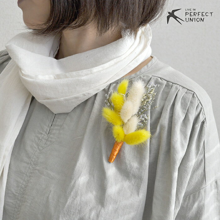 【卒業式/入学式 に】ハンドメイド/ドライフラワーブローチ/C　可愛い　ギフト　ワンポイント　プチプラ　自然素材　ナチュラル　人気　フラワー　花　flower　アクセント　ディスプレイ　飾り　ドライフラワー　コサージュ　フォーマル　結婚式　入園　卒園 3