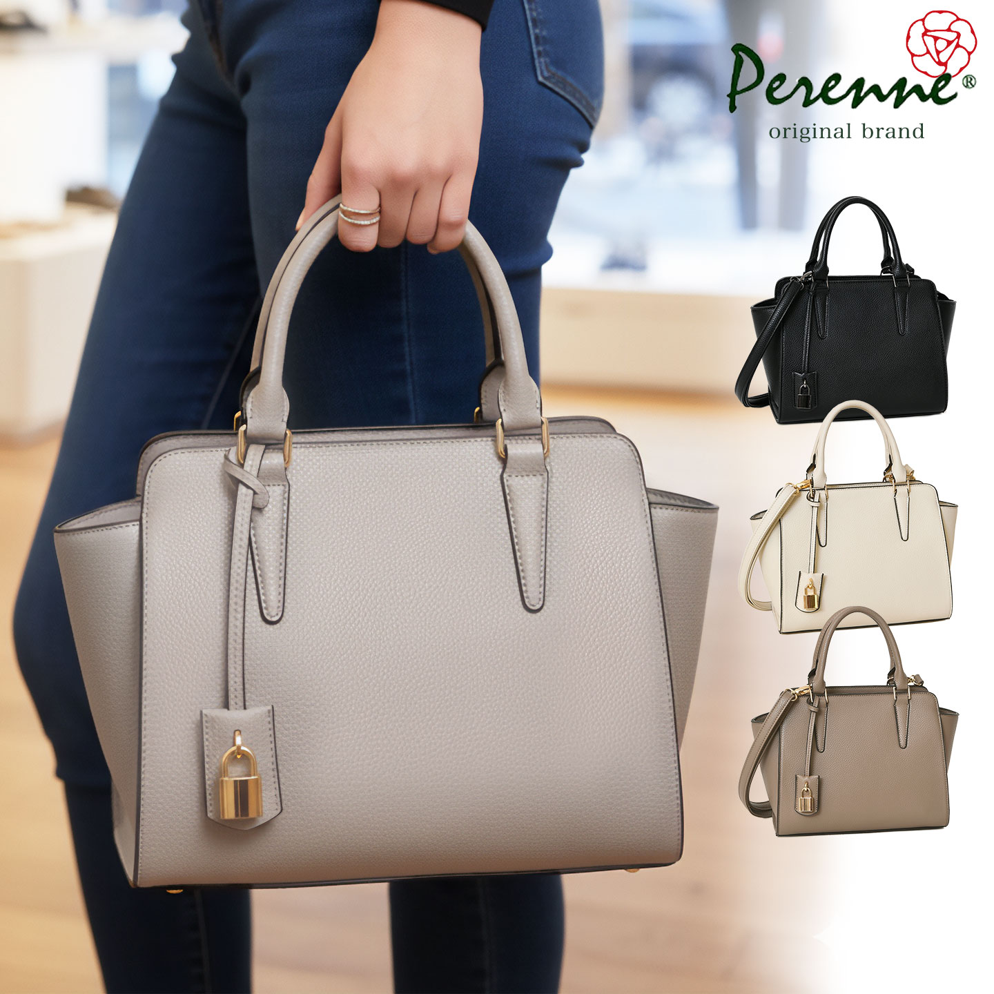 軽いハンドバッグ【おすすめセール3,410円OFF】 PERENNE ペレンネ 20124【ドラマ衣装協力商品】送料無料 ハンドバッグ トートバッグ ショルダーバッグ レディースバッグ バッグ 斜め掛け 肩掛け 大人 シンプル 女性 かわいい オシャレ きれいめ 鞄 アフィリエイト