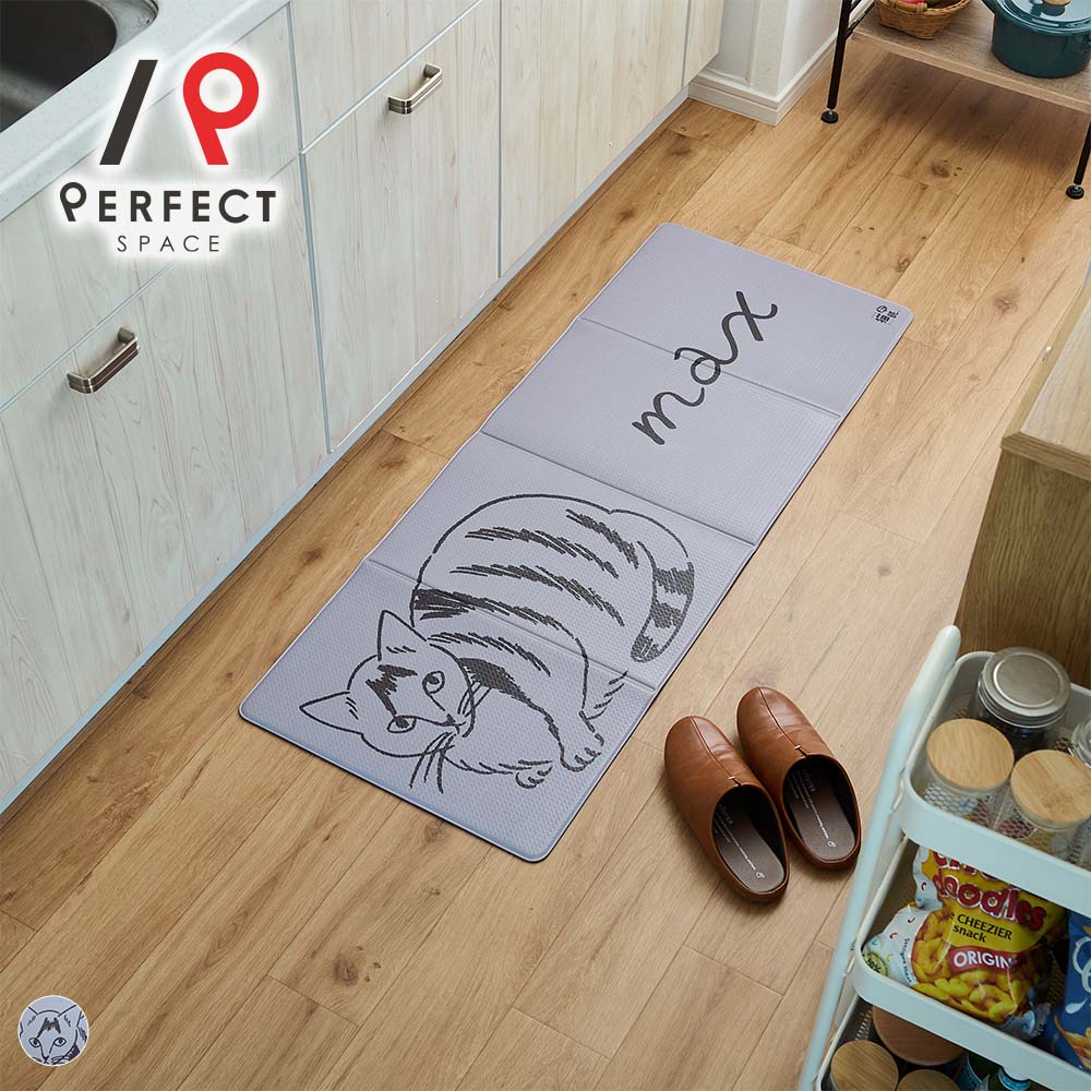 マット キッチンマット 室内 手洗い可 ポリ塩化ビニル オールシーズン 薄手 お手入れ簡単 長方形 かわ..