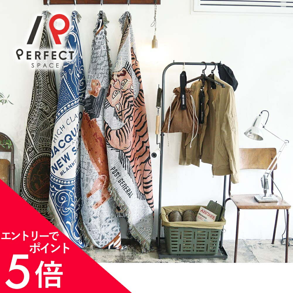 Patterned - 【エントリーP5倍×最大3000円OFFクーポン】 マルチクロス スローケット タイガー柄 ソファ ブランケット ピクニック キャンプ