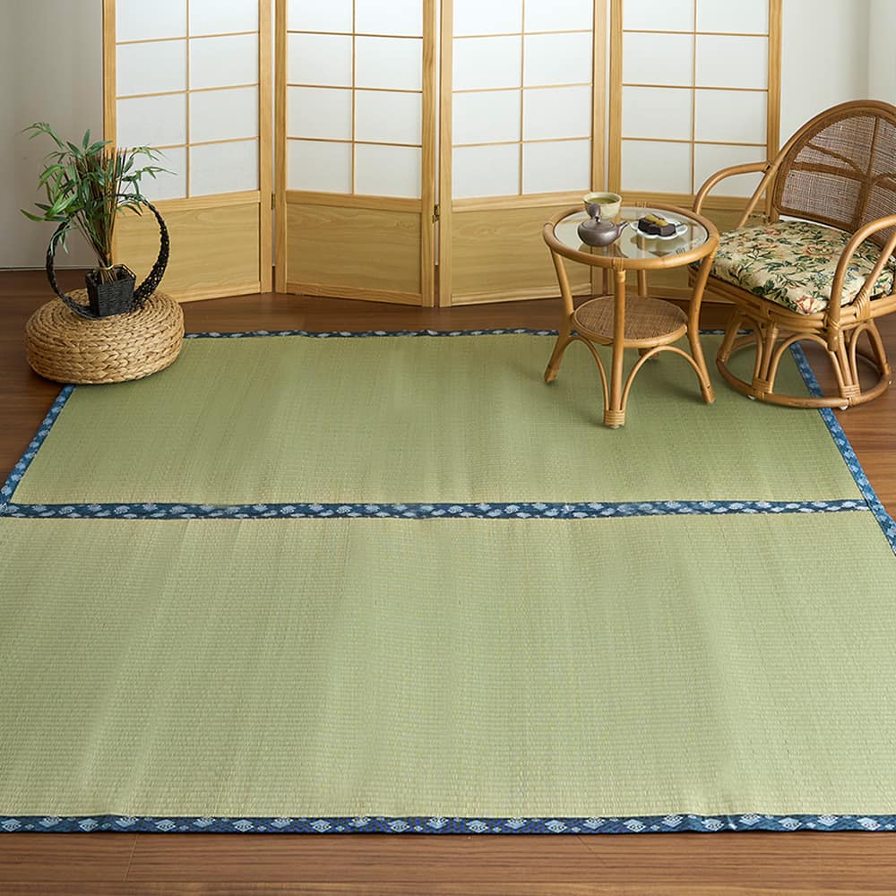 い草 畳 日本製 国産い草100% 抗菌 防臭 耐久性 リバーシブル シンプル 無地 さらさら 寝室 リビング 一人暮らし グリーン 176cm×176cm 176cm×261cm 261cm×261cm 261cm×352cm 352cm×352cm [3]