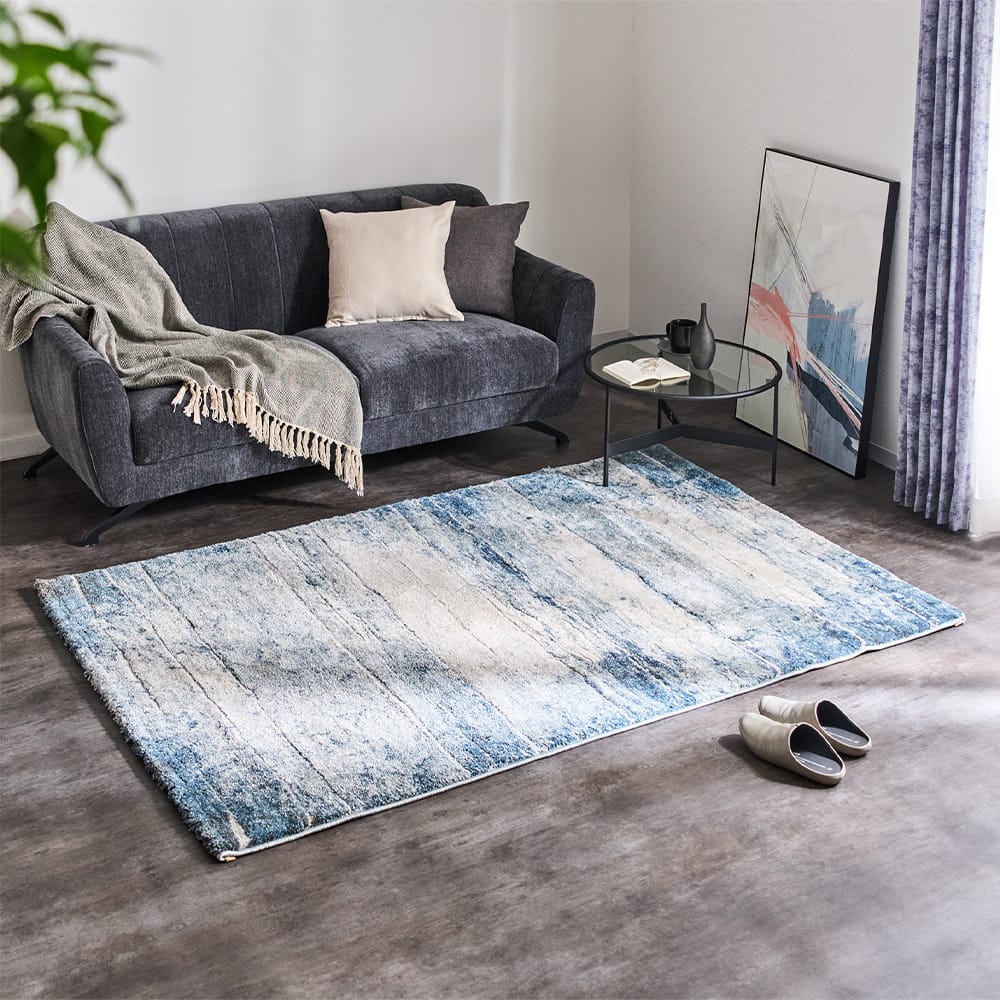 楽天市場】トルコ ラグ ブルーの通販