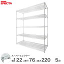 \ポイント10倍/ 【送料無料】 エレクター ERECTA スーパーエレクター スチール棚 什器 厨房 ワイヤーラック 収納ラック 業務用 オフィス 会社 幅1...