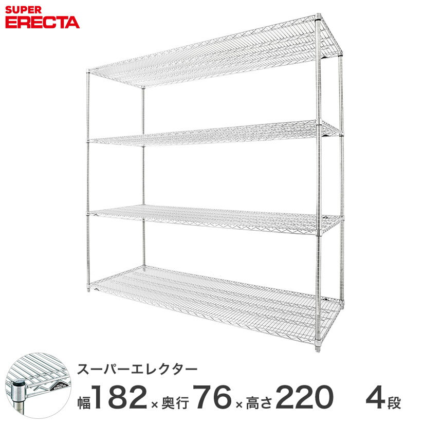 yz GN^[ ERECTA X[p[GN^[ X`[I Y ~[ ^VFt [bN Ɩp ItBX  180~s75~220 4i LMS1820P2200W4